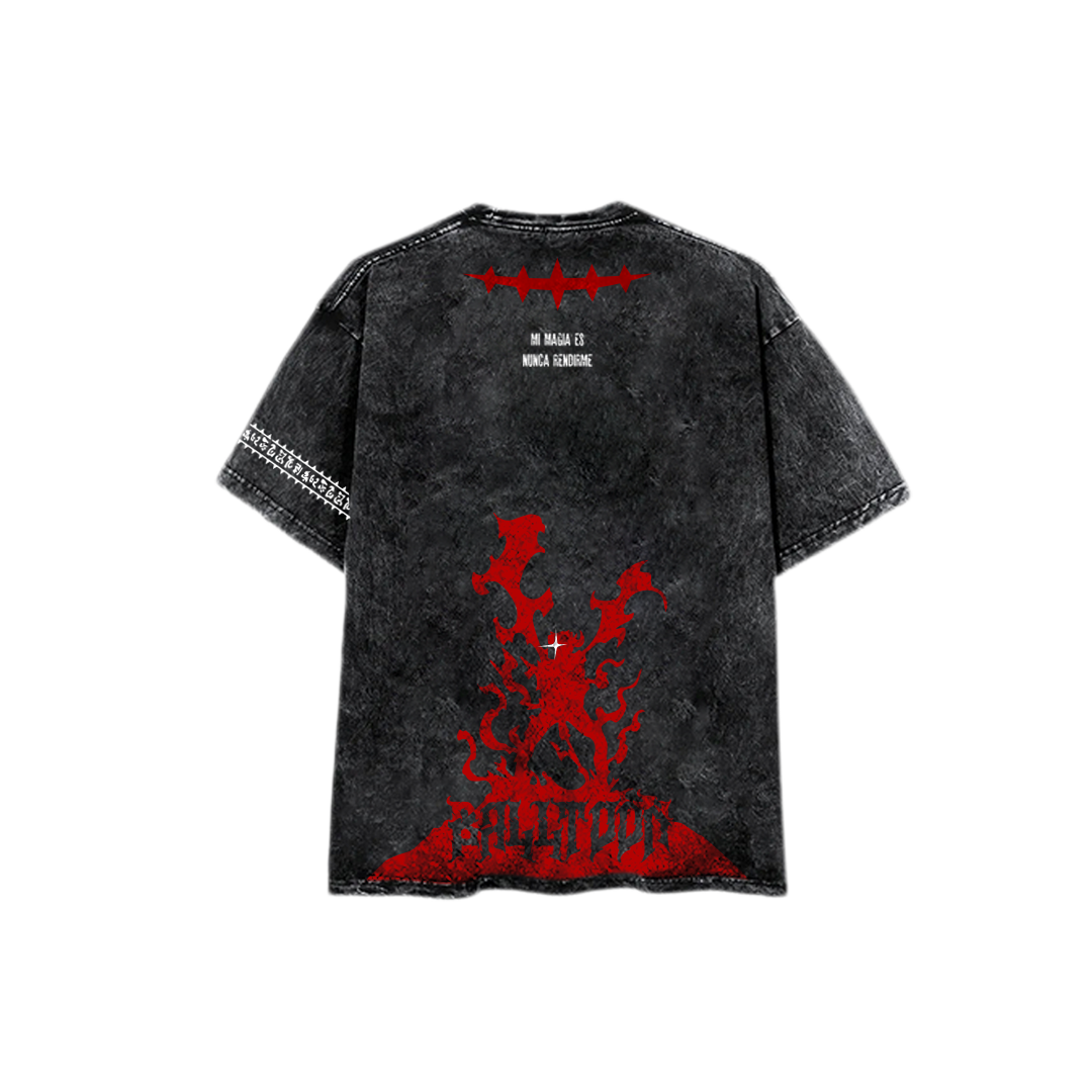 Oversize Acid Wash | Black Clover v1