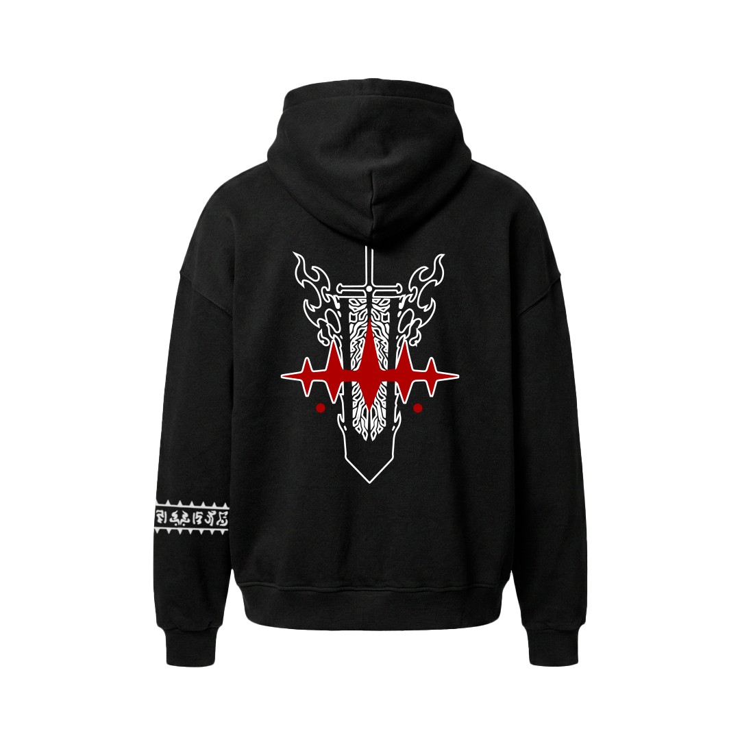 Hoodie Oversize | BLACK CLOVER