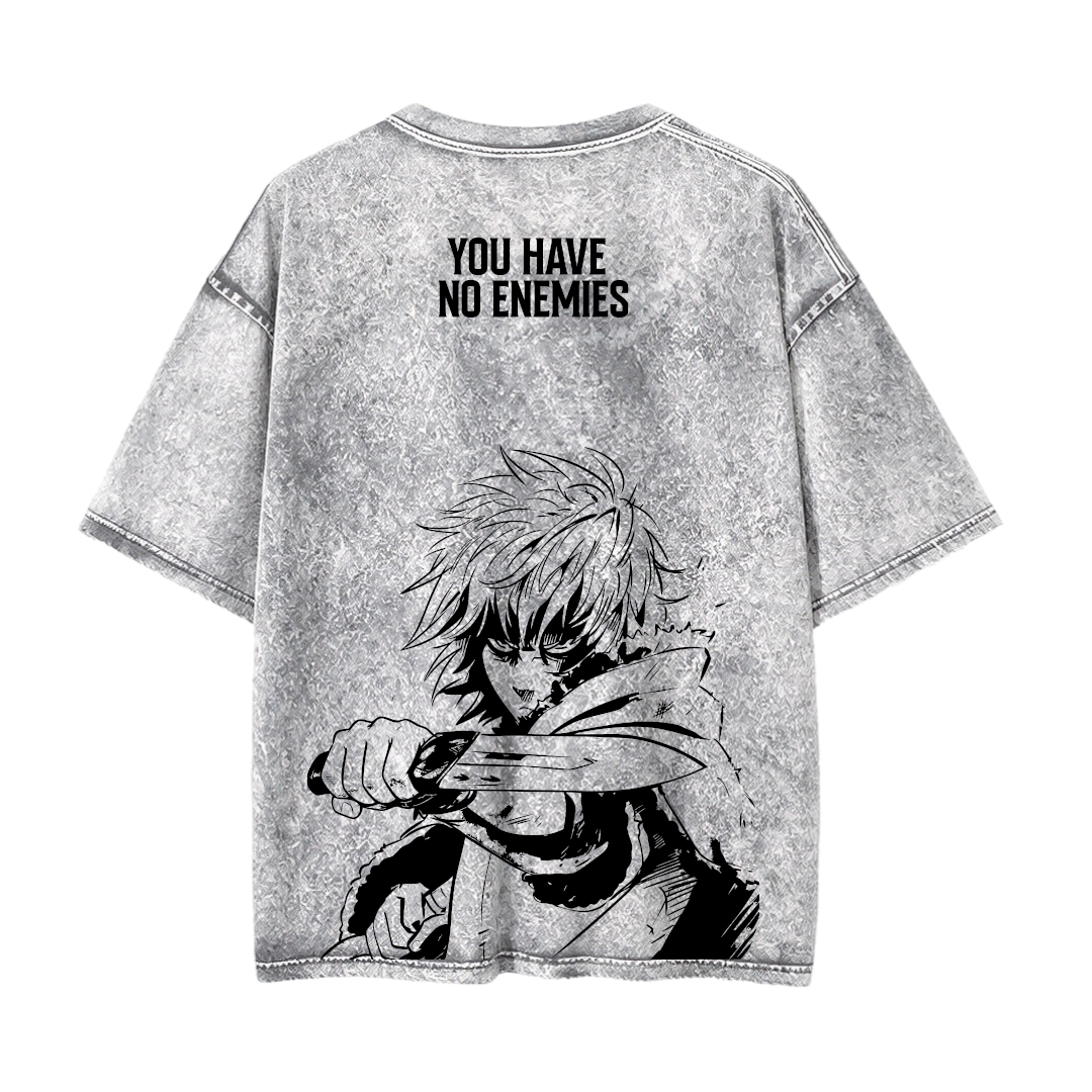 Oversize Acid Wash Gris| Vinland Saga