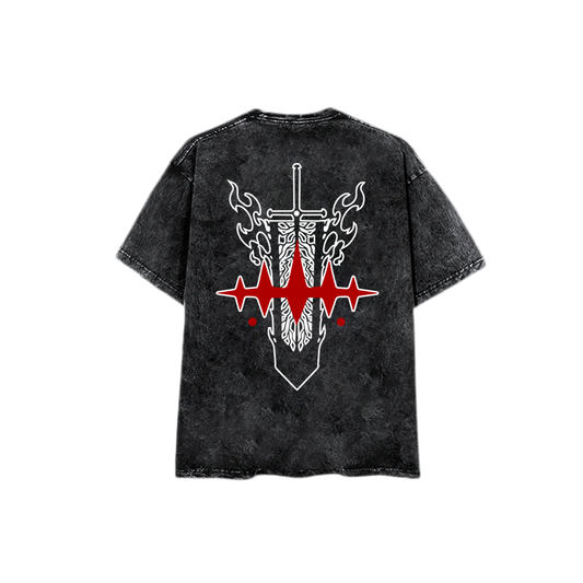Oversize Acid Wash | BLACK CLOVER V2