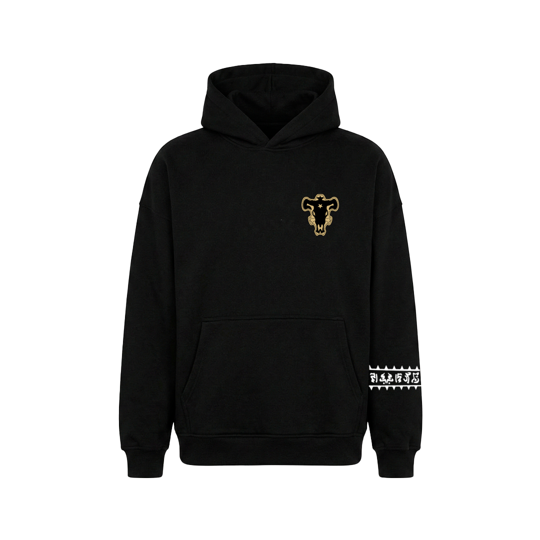 Hoodie Oversize | BLACK CLOVER