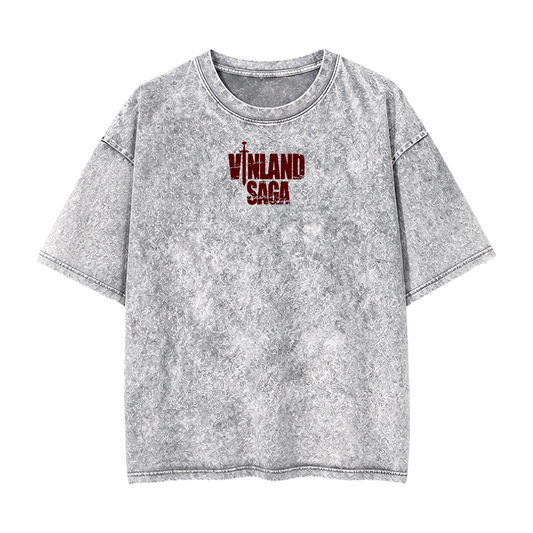 Oversize Acid Wash Gris| Vinland Saga