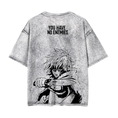 Oversize Acid Wash Gris| Vinland Saga