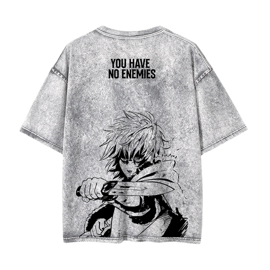 Oversize Acid Wash Gris| Vinland Saga