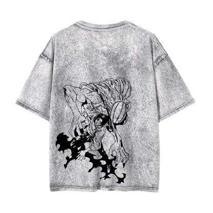 Oversize Acid Wash Gris| Jujutsu K.