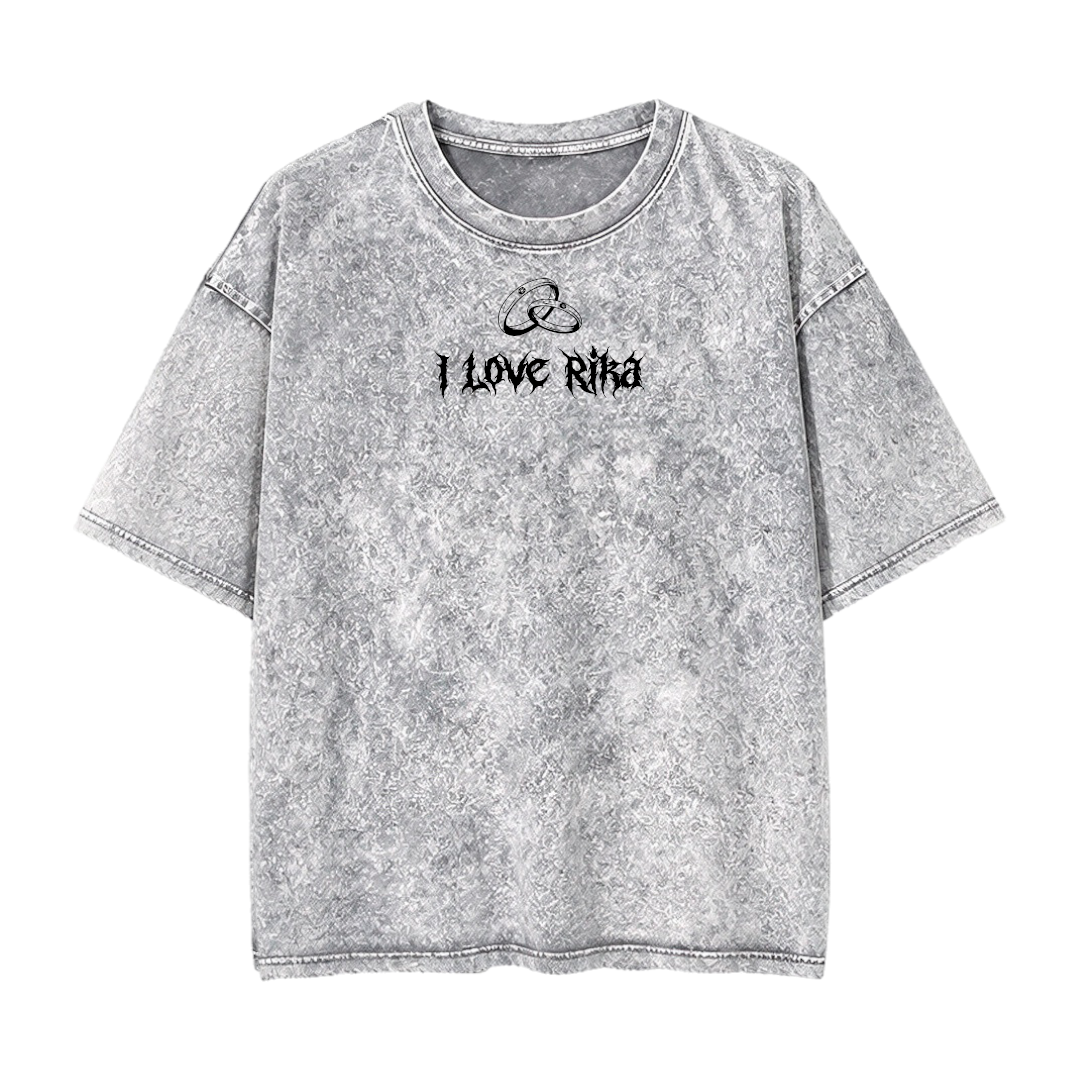 Oversize Acid Wash Gris| Jujutsu K.