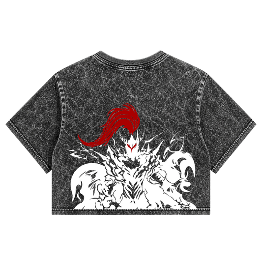 Crop Top Acid Wash | Solo Leveling